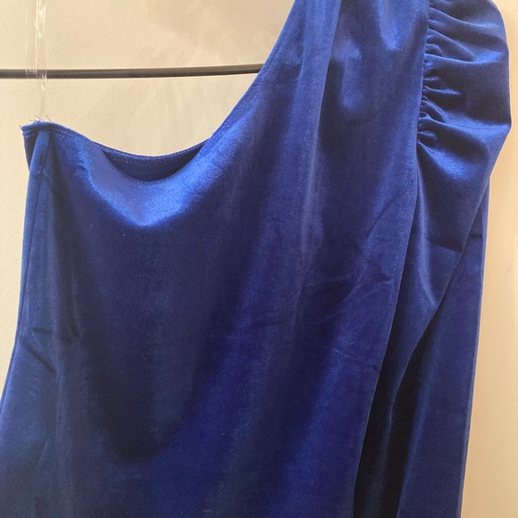 Velour Blue Top - Picture 2 of 8